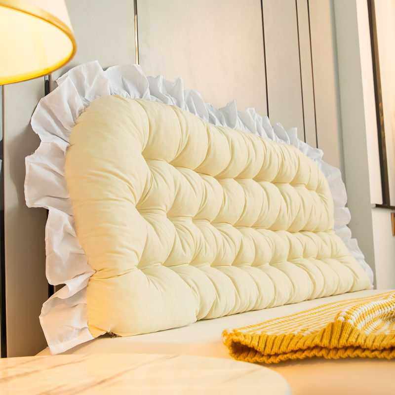 新款直销床头靠垫米黄ins风床上薄款软包防撞大靠背榻榻米靠枕护,居家布艺,床头靠垫,淘宝优惠券,粉丝福利购,淘宝优惠卷