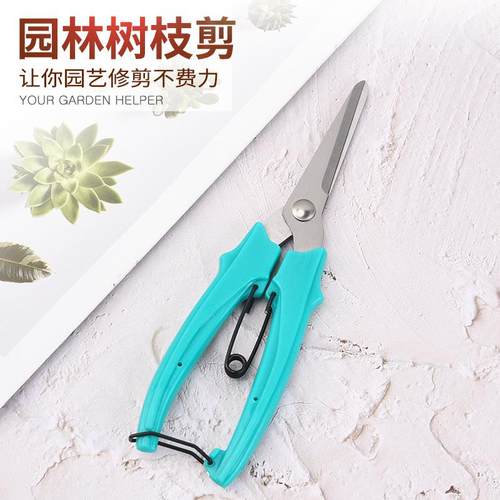 新款直销不锈钢园林修枝树枝剪果园花枝摘果剪园艺剪刀工具工厂