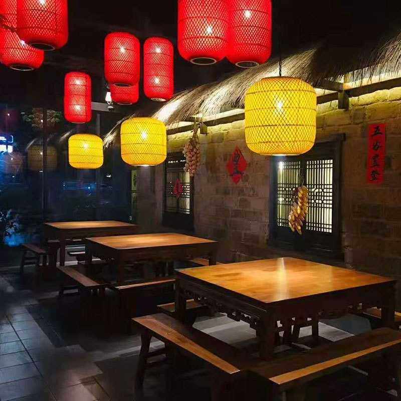 新款直销中式竹艺竹编吊灯饭馆餐厅过道火锅店农庄田园藤艺大排挡,节庆用品/礼品,花灯,淘宝优惠券,粉丝福利购,淘宝优惠卷