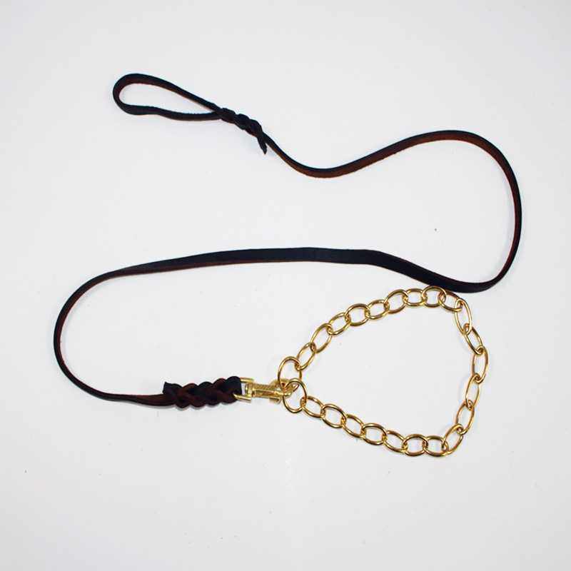 新款直销头层牛皮铜扣牵引绳狗链中大型犬宠物训练德牧比赛用牵引,宠物/宠物食品及用品,狗牵引绳,淘宝优惠券,粉丝福利购,淘宝优惠卷