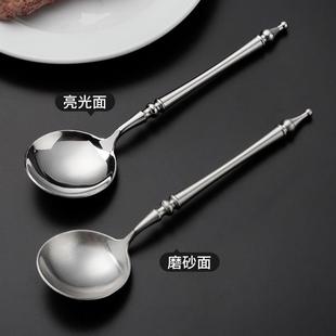 直销304不锈钢餐具套装 新款 传奇轻奢叉子复古调羹高颜值西餐刀叉