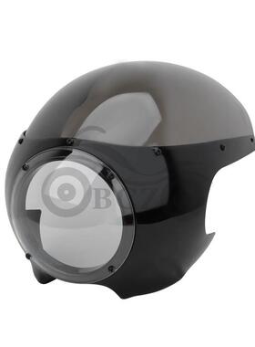 新款直销摩托车配件 ST250改装复古圆灯头罩头盖 整流罩 猪头罩导