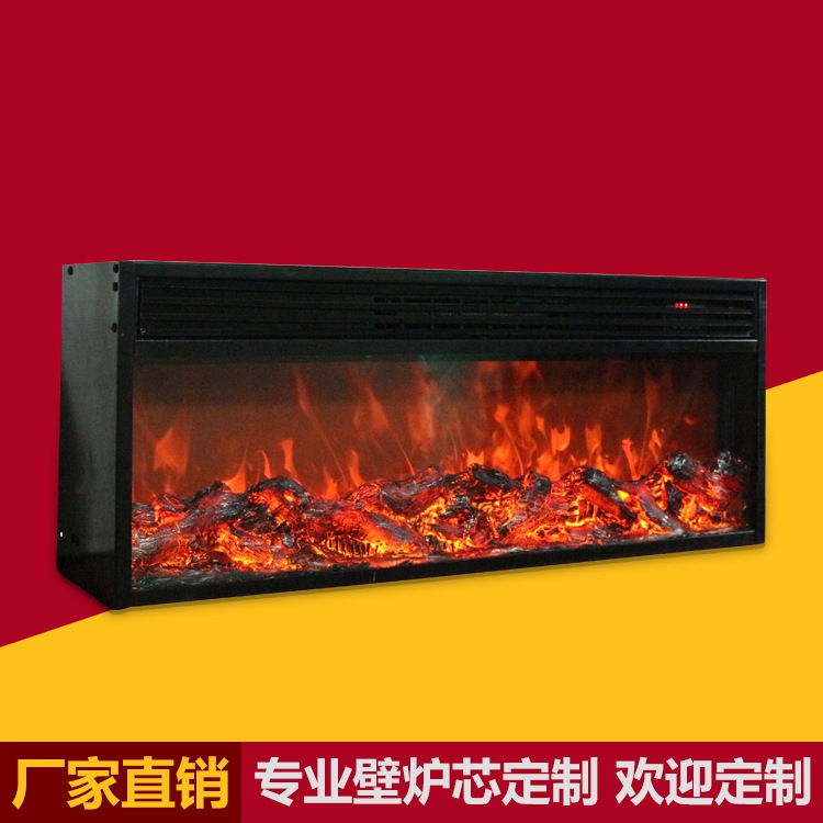 新款直销电子壁炉装饰欧式家具取暖仿真火壁炉芯展厅假碳电壁炉