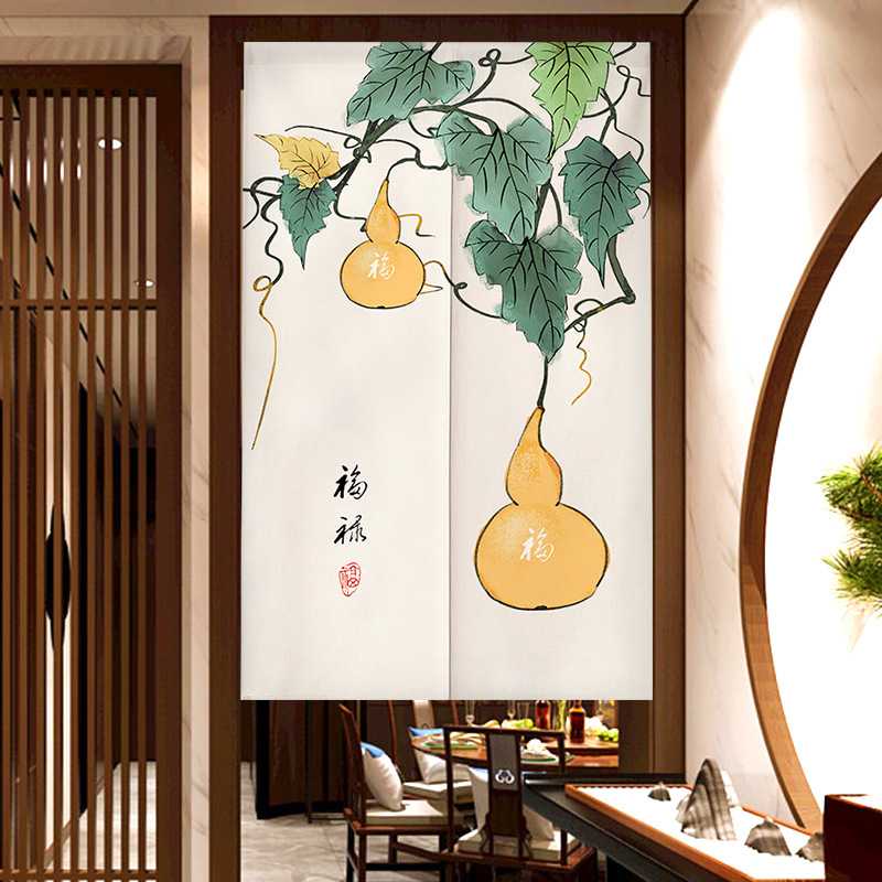 新款直销布艺门帘隔断卧室家用卫生间厕所厨房遮挡帘子免打孔通用