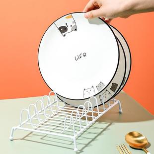 直销日式 新款 餐具碗盘托橱柜内置物架厨房盘子沥水碟子架碗碟放盘