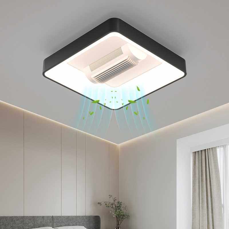 新款直销全光谱客厅灯静音无叶风扇灯家用智能护眼吸顶一体卧室电,家装灯饰光源,风扇灯,淘宝优惠券,粉丝福利购,淘宝优惠卷