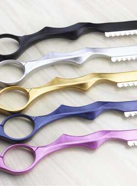 新款直销彩色 烤漆  美发打薄刀  削发刀  多色可选黑色金色蓝色8