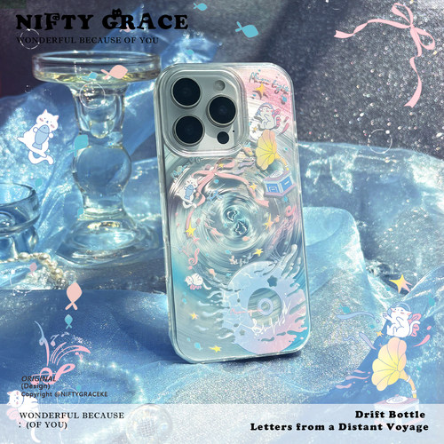 海底音乐节imd创意旋风壳iPhone16promaxins原创苹果17手机壳新款全包防摔适用情侣13艺术15小众14涂鸦保护套