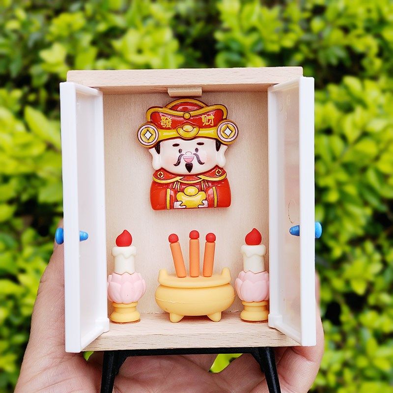 随身供财神寿星桌面摆件带来好运创意祝福M潮玩招财工位观音如来,家居饰品,国学摆件,淘宝优惠券,粉丝福利购,淘宝优惠卷