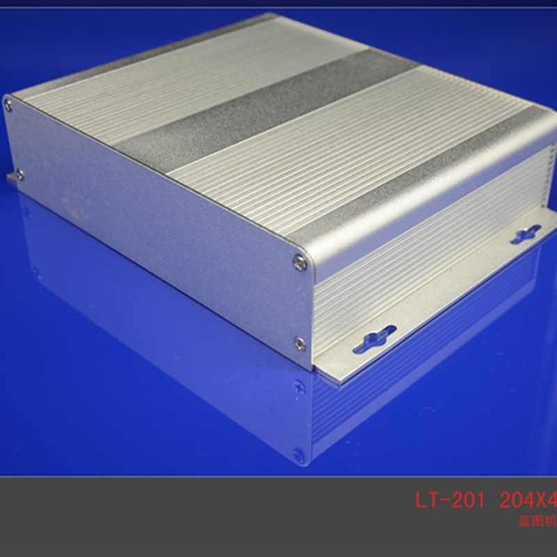 204X48仪表铝型材壳体/DIY电子铝合金机箱N/功放仪器线路板盒外壳,电子元器件市场,其它元器件,淘宝优惠券,粉丝福利购,淘宝优惠卷