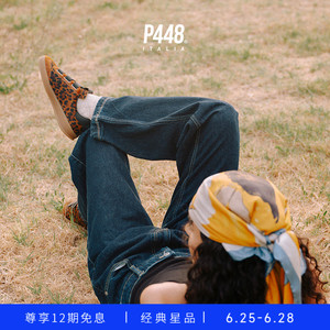 P448 CAPRI女款时尚豹纹低帮休闲鞋运动鞋