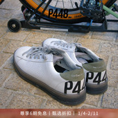 明星同款 白色皮革时尚 P448 JACK 男女同款 运动休闲鞋 板鞋