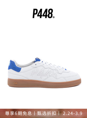 【明星同款】P448 VERT 男士彩色皮革鞋舌运动休闲鞋板鞋