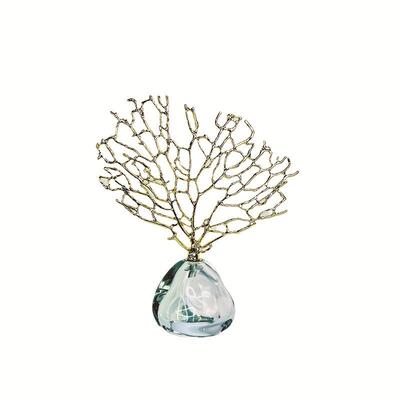 摆轻奢植物合发财BJ-0264树件高金级感创意众透明水晶小工艺品厂