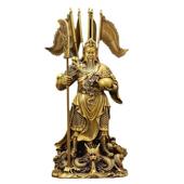 纯铜九龙关公开件武财神关32156565二爷摆爷竖刀横刀财神家居客厅