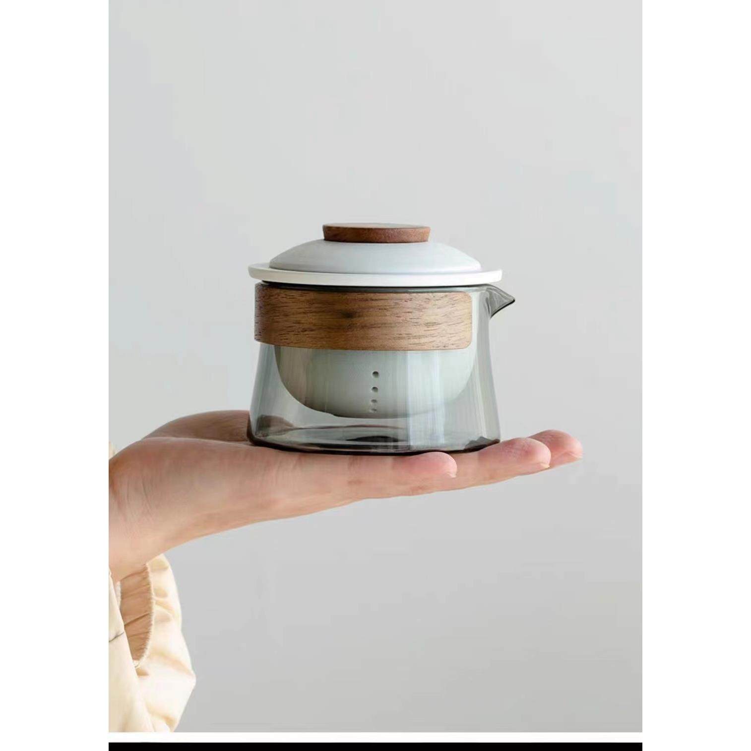 功夫装旅行茶用具YDN玻璃快客套家简约陶瓷公茶杯小型办室客厅,餐饮具,旅行茶具,淘宝优惠券,粉丝福利购,淘宝优惠卷