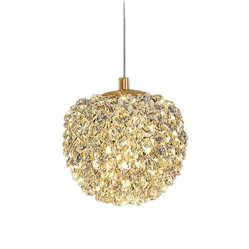 家装轻奢水晶小吊灯个性花式过道灯壁灯套餐铁艺23新款走廊玄关灯