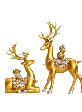 乔迁新居轻奢创意家居挂件客厅电视柜桌面装饰