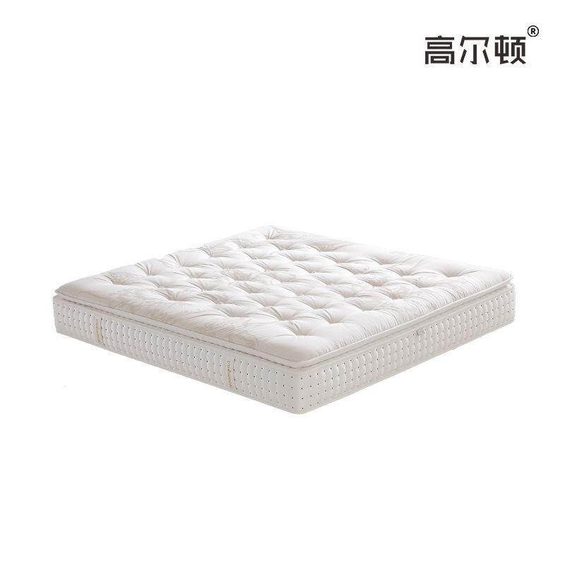 高端轻奢零压纯手工拉扣床垫厚家用酒店分体式双层独立弹簧床垫