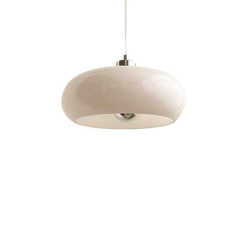 中古奶白色包豪斯玻璃双头蛋挞小吊灯北欧餐厅床头灯氛围玄关吧台,家装灯饰光源,智能吊灯,淘宝优惠券,粉丝福利购,淘宝优惠卷