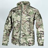 火枪手OTS软壳战术冲锋衣男连帽可调节迷彩风衣多功能口袋登山衣