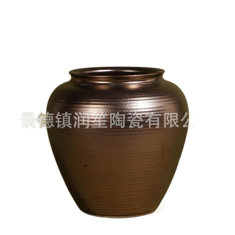 现代北欧陶瓷花瓶纯手工创意工艺品客厅桌面样品间软装装饰品摆件