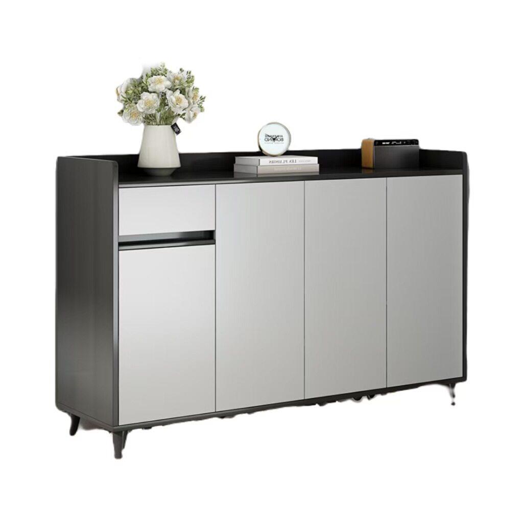 全屋定制15mm鞋柜门口一体柜入户门轻奢玄关柜门外走廊过道鞋架