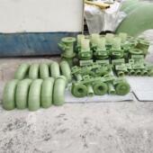 玻璃钢管件90°玻璃钢弯头法兰三通四通变径管道连接件