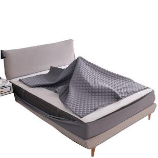 可拆卸六面全包夹棉床笠保护套拉链式加厚席梦思床垫床罩纯色