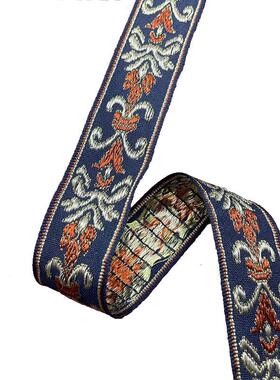 现货3cm宽民族风提花织带服饰辅料刺绣DIY绣花花边辅料厂家