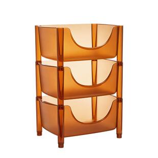 亚克力多层置物架零食收纳多用途移动小推车家用储物架网红波比柜