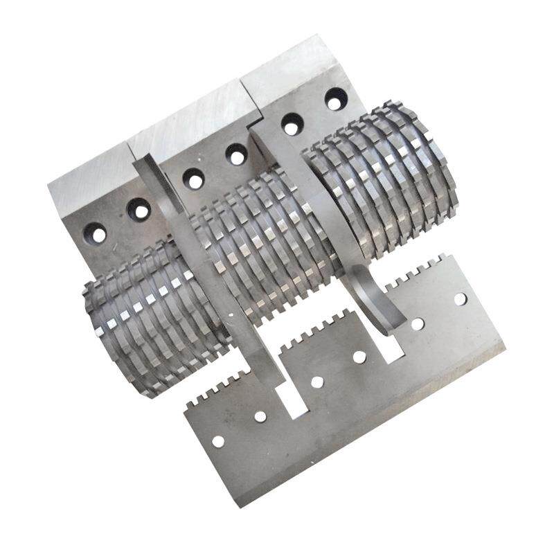 慢速粉碎机菠萝刀片机边SKD-11勾边刀固定齿刀S刀S刀片