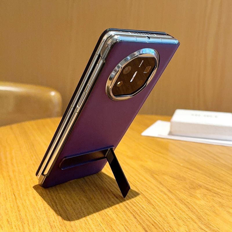 华为x5手机壳新款紫色matex5高级视窗翻盖式华为matex3支架保护套