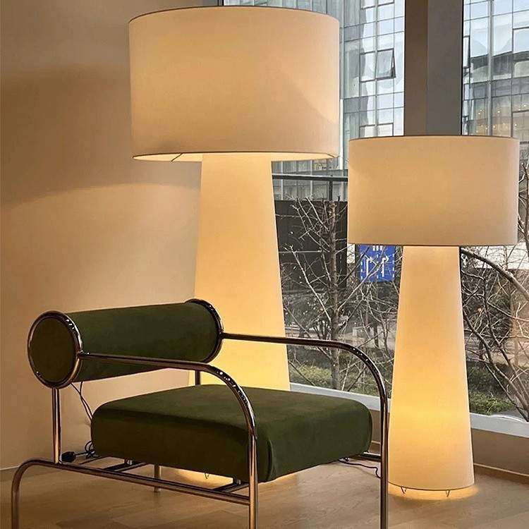 侘寂风客厅卧室布艺落地灯设计师装饰氛围灯具沙发立式创意落地灯,3C数码配件,USB灯,淘宝优惠券,粉丝福利购,淘宝优惠卷