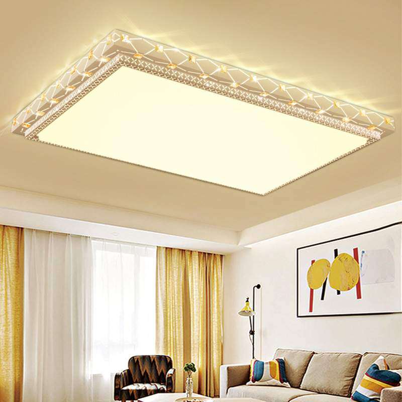 新款创意LED客厅灯长方形简约现代卧室灯大气家用led吸顶灯具套餐,3C数码配件,USB灯,淘宝优惠券,粉丝福利购,淘宝优惠卷