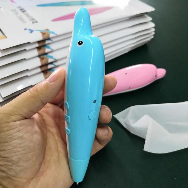 儿童低温3d打印笔内置电池无线使用打印笔低温不烫手小海豚3d笔