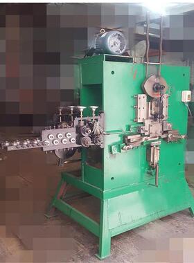 金属线材打扣机 立式自动进料弯线机 Metal wire tying machine