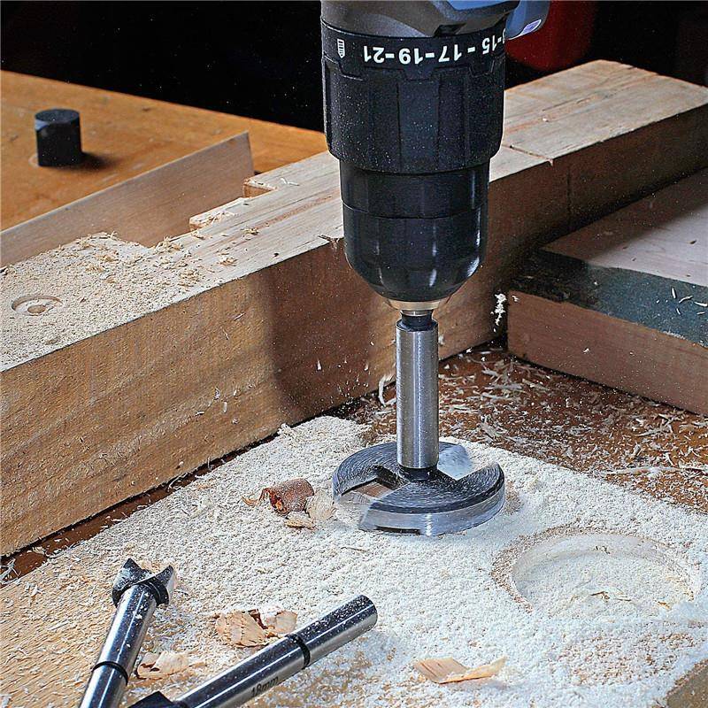 钻头扩孔器桌面圆形木板打孔门锁铰链钻16pcs套装木工多齿平翼钻