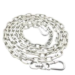不锈钢狗链子大型犬中型犬小型犬铁链项圈狗绳防咬家用牵引带