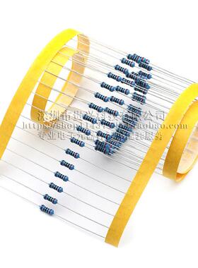 1/4W金属膜电阻器精度1%30R33R36R39R43R欧姆0.25W五色环