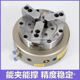 比优特前置三爪中空气动卡盘BK10160200QZ通孔自动化车床夹具