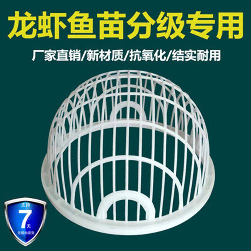圆形塑胶鱼筛龙虾分离鱼苗分级黄鳝泥鳅罗非分虾器塑料水产渔筛子
