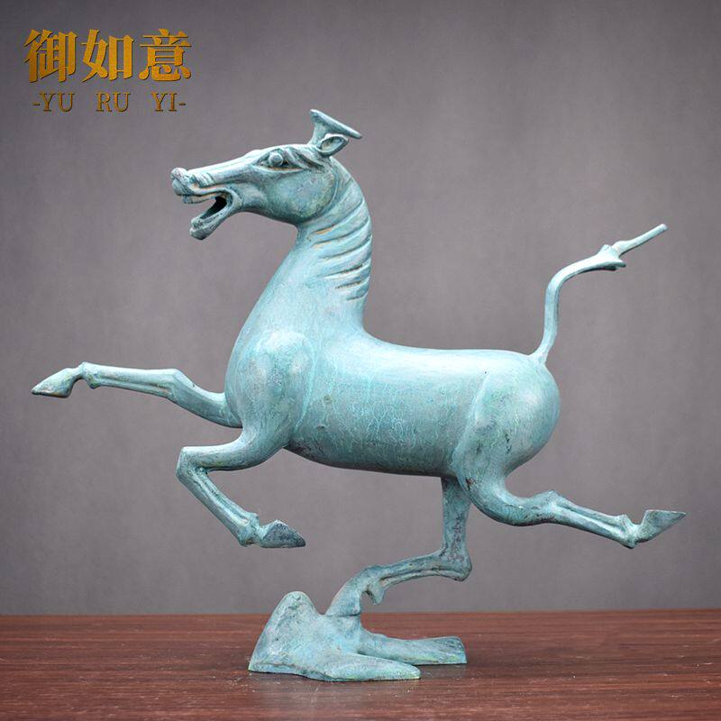 纯铜马摆件家居仿古青铜