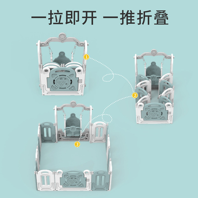 现货速发儿童滑滑梯室内家用小型秋千乐园宝宝游乐场组合设备家庭