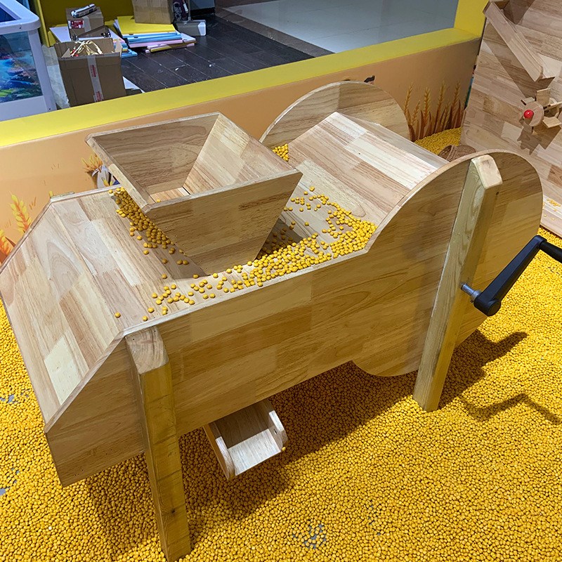 木质游乐设备打谷场模拟农耕天下粮仓儿童沙池乐园室内项目淘气堡