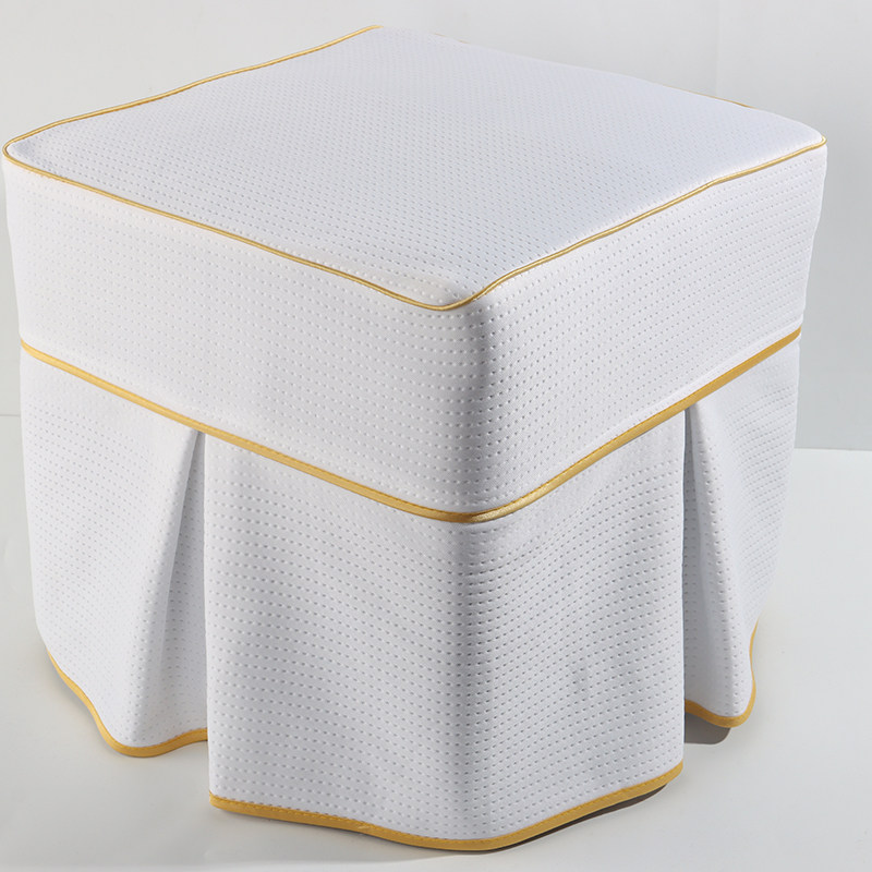 足浴足疗沙发巾技师凳套巾坐垫巾C脚蹬盖巾套美甲店两件套四件套