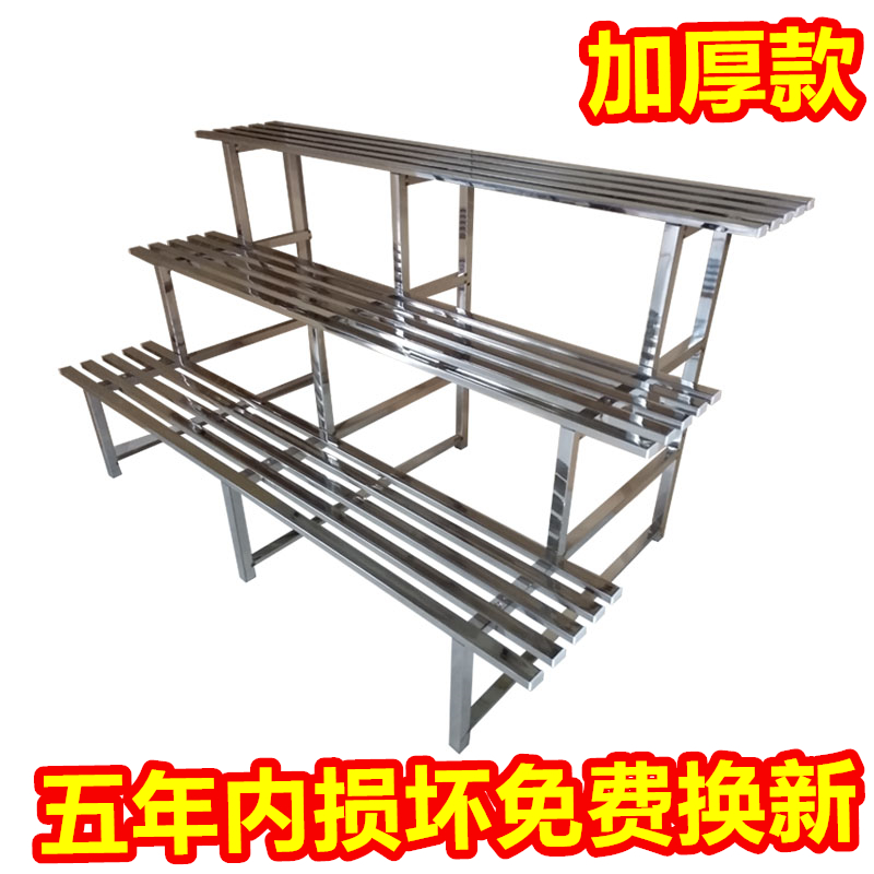 阳台不锈钢花架子铁艺阶梯室内外B落地式户外层多肉绿萝置物架客