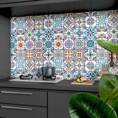 地板贴自粘浴室卫生间防水地贴厕所防滑洗手间地面瓷砖翻新地贴纸