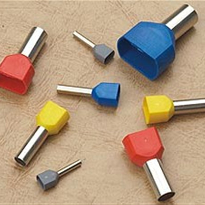 双线管型a预绝缘端头LD4 冷压针型接线端子TE4012 两根4平方1000