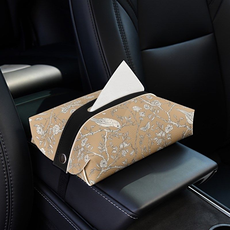 轻奢枝叶车载纸巾盒汽车创意椅背纸巾包车内扶手箱多功能抽纸盒,收纳整理,纸巾盒,淘宝优惠券,粉丝福利购,淘宝优惠卷
